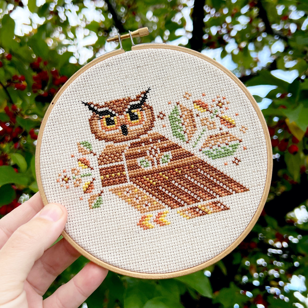 Owl Cross Stitch Kit Easy Counted Cross Stitch Kits for Beginners