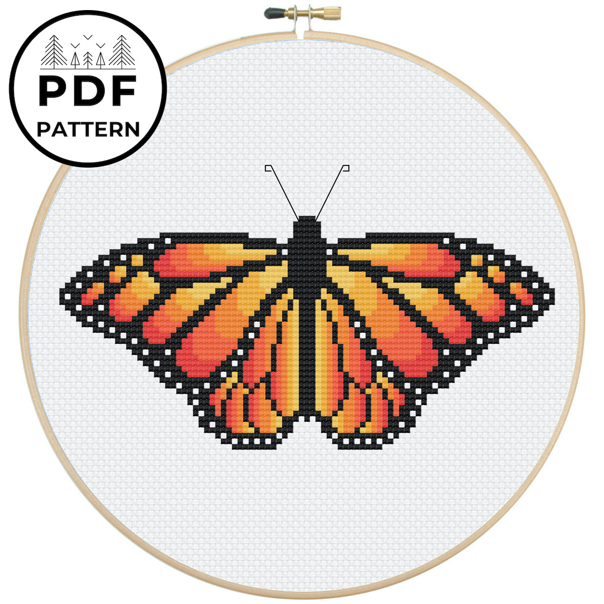 Monarch Butterfly Pattern
