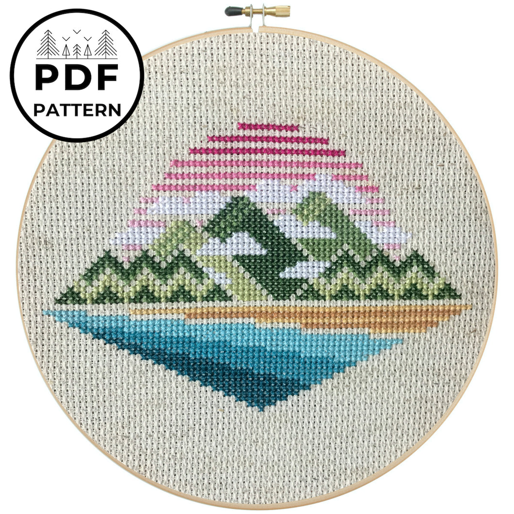 Misty Mountains Pattern