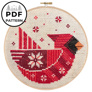Festive Cardinal Pattern