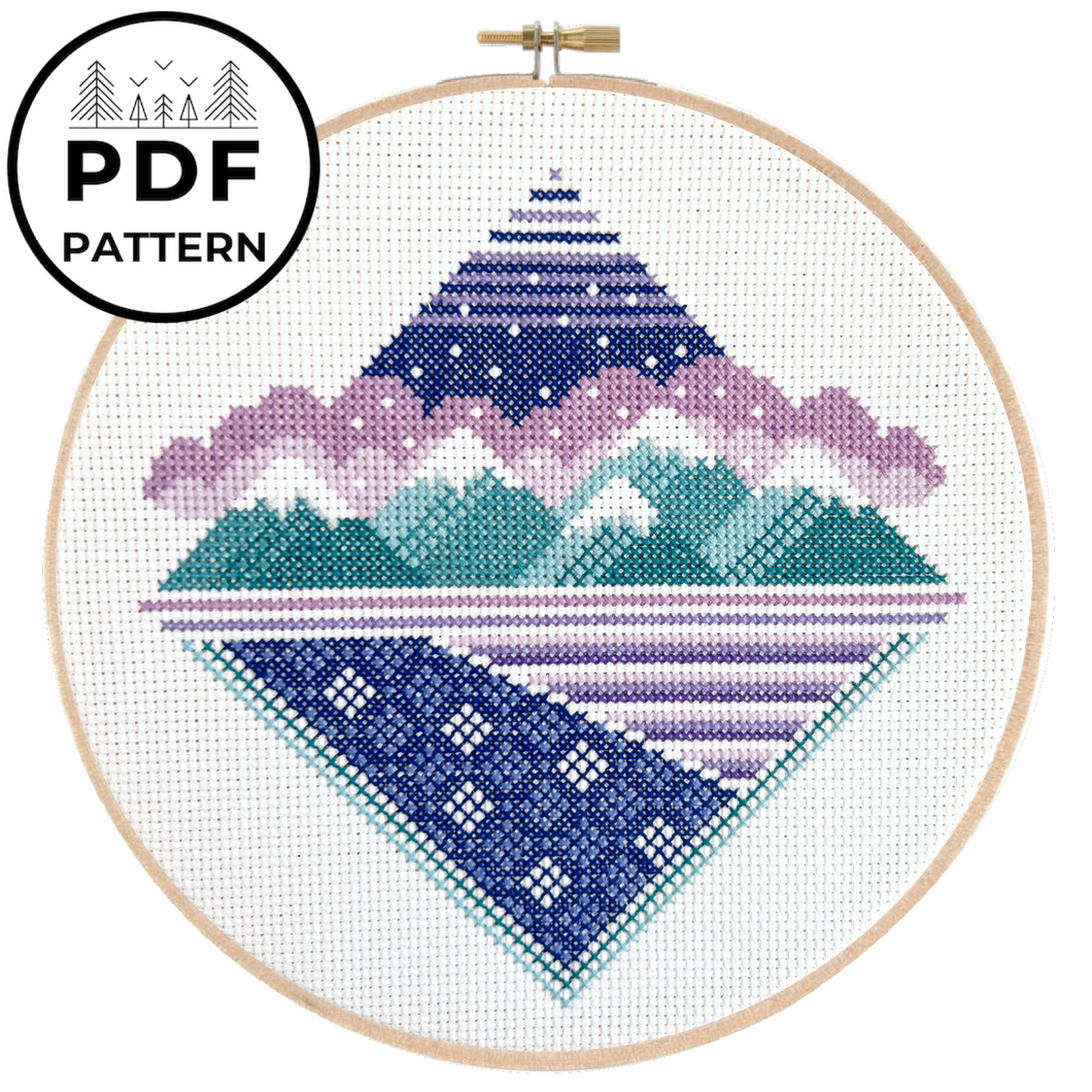 Frozen Peaks Pattern