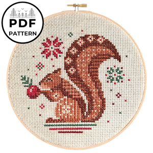 Jolly Squirrel Pattern