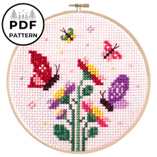 Load image into Gallery viewer, Butterfly Garden Pattern
