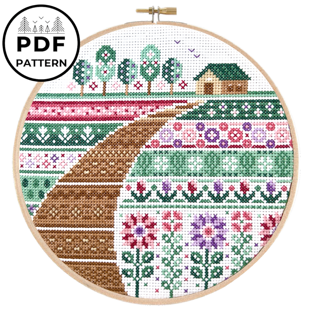 Flower Farm Pattern