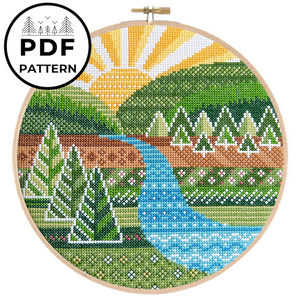 Winding River Pattern