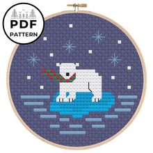 Load image into Gallery viewer, Festive Polar Bear Pattern
