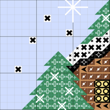 Load image into Gallery viewer, Snowy Cabin Pattern
