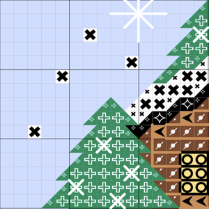 Snowy Cabin Pattern