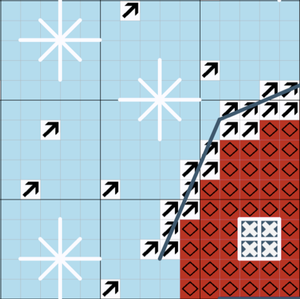Snowy Barn Pattern
