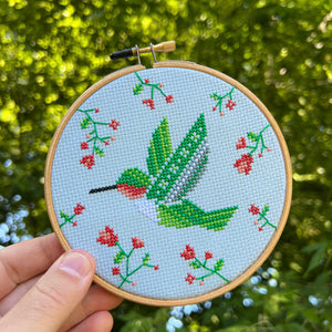 Summer Hummingbird Pattern